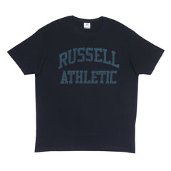 ROUND NECK (MEN) - BLACK WITH GREEN PRINT