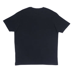 ROUND NECK (MEN) - BLACK WITH GREEN PRINT