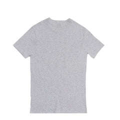 ROUND NECK (MEN) - LIGHT GREY WITH BLACK PRINT
