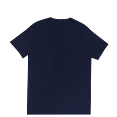 ROUND NECK (MEN) - DEEP BLUE WITH BLUE PRINT