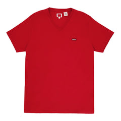 V-NECK T-SHIRTS (MEN) - RED