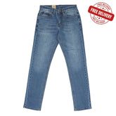 JEANS (MEN) - SLIM - MID BLUE