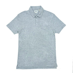 POLO MEN - GREY WITH PRINT - FRONT POCKET