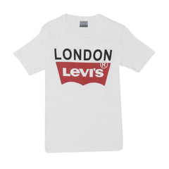 ROUND NECK T-SHIRT (MEN) - WHITE (LONDON)