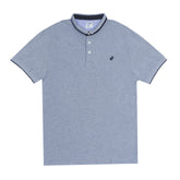 POLO (MEN) - COOL GREY WITH LOWER COLLAR BLACK