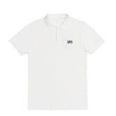 POLO (MEN) - WHITE WITH BLACK TAG