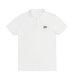 POLO (MEN) - WHITE WITH BLACK TAG