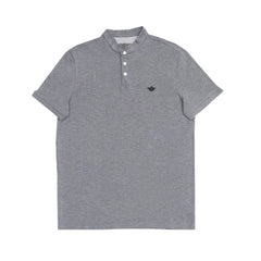 POLO MEN - DOUBLE BAND COLLAR GREY