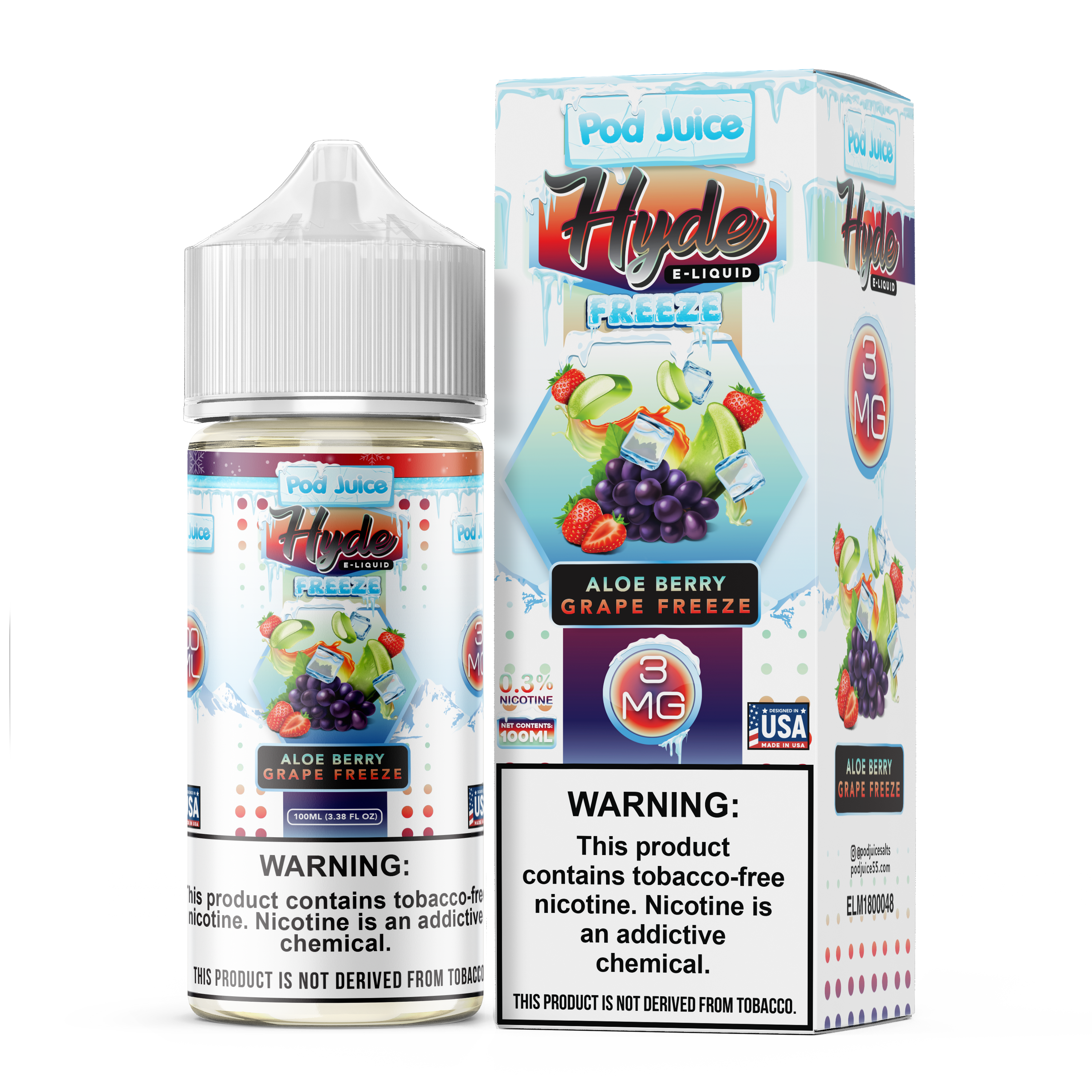 Pod Juice Aloe Berry Grape Freeze