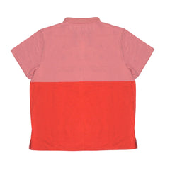 POLO MEN - HALF PINK HALF ORANGE