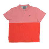 POLO MEN - HALF PINK HALF ORANGE
