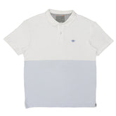 POLO MEN - HALF WHITE HALF BLUE
