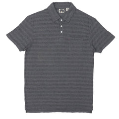 POLO MEN - LIGHT AND MID GREY STRIPES