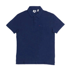 POLO MEN - NAVY BLUE JERSEY FRONT POCKET