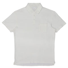 POLO MEN - PLAIN WHITE FRONT POCKET