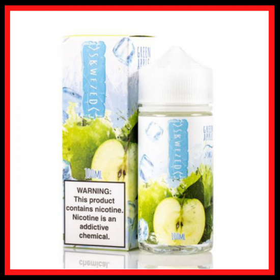 SKWEZED GREEN APPLE ICE E LIQUID