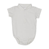 Baby Romper - PLAIN WHITE COLLAR