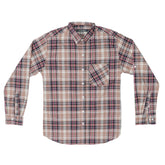 CASUAL SHIRT (MEN) - LIGHT BROWN, PINK & WHITE CHECKS WITH FRONT POCKET