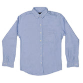 CASUAL SHIRT (MEN) - LIGHT BLUE WITH FRONT POCKET