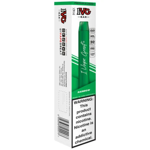 IVG BAR MAX RAINBOW DISPOSABLE VAPE