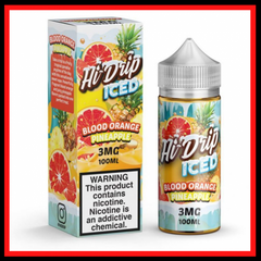 hi drip blood orange pineapple iced flavor