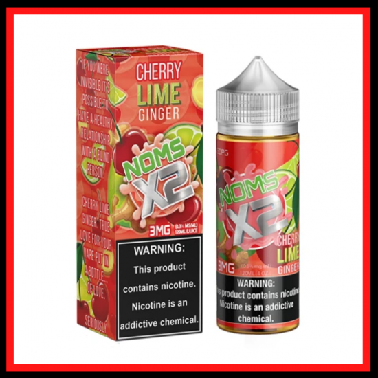 noms x2 cherry lime ginger e liquid