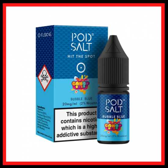 pod salt bubble blue