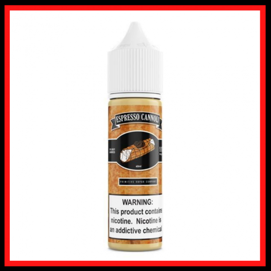 primitive vapor espresso cannoli flavor