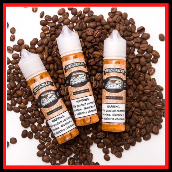 primitive vapor espressomilk pie flavor