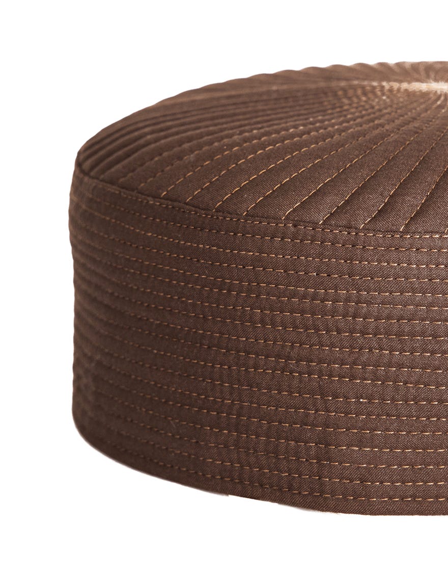 BROWN BLENDED  MEN CAP | JJ-CAP-0002-R81