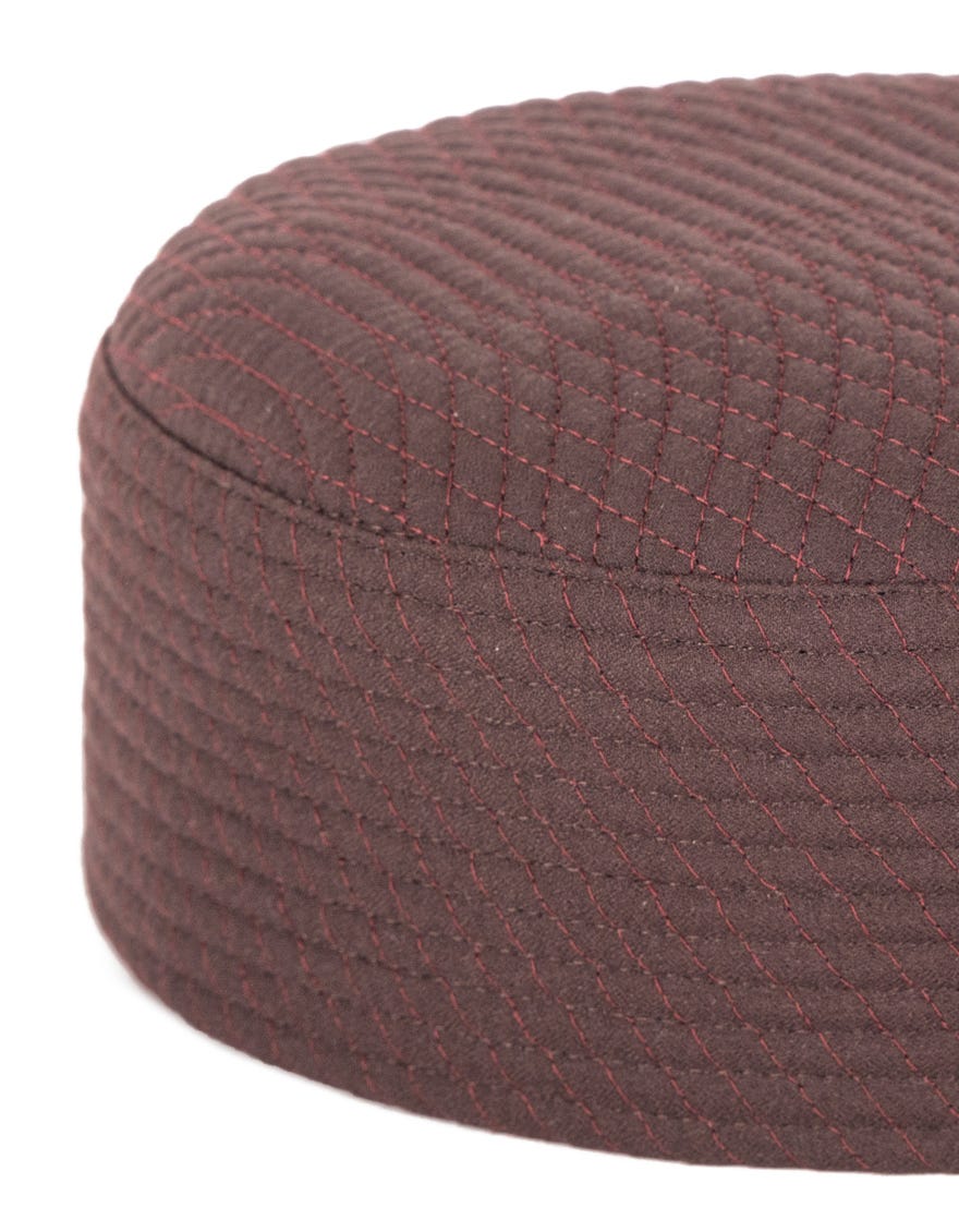 CHOCOLATE BROWN BLENDED MEN CAP | JJ-CAP-0018-R31