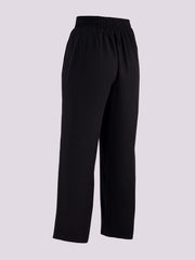BLACK HIGH WAISTED TROUSERS