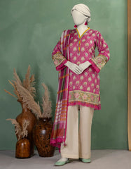 MULTICOLOR LAWN PRINTED UNSTITCHED 2PC