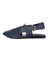 BLUE PLAIN PESHAWARI SANDALS