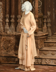 BEIGE PAPER COTTON EMBROIDERED 2PC STITCHED | JLAWN-S-JST-25-2015