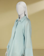 BLUE DOBBY DYED 2PC STITCHED
