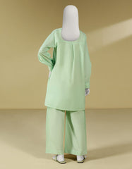 GREEN DOBBY DYED 2PC STITCHED