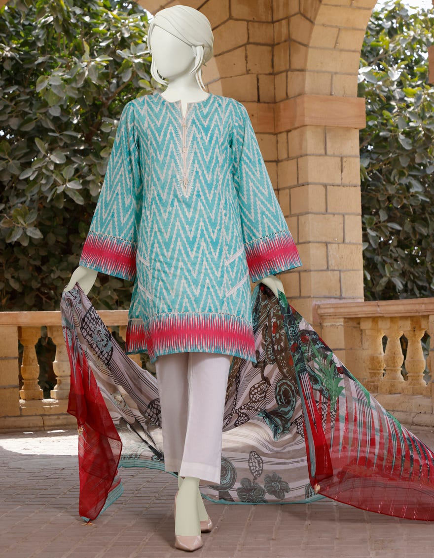 JLAWN-S-22-375 Ikkat Vibes