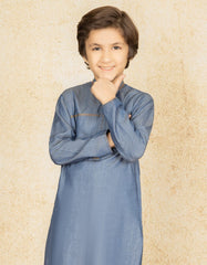 DENIM BLUE COTTON KURTA | JCK-S-39283