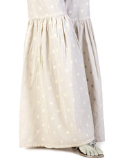 BEIGE LAWN PRINTED GHARARA