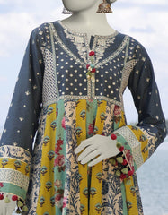 GREY LAWN EMBROIDERED 3PC STITCHED | JLAWN-S-25-030