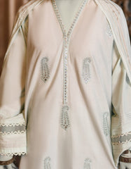 BLUE LAWN EMBROIDERED 3PC STITCHED | JLAWN-S-25-034