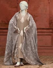 GREY LAWN EMBROIDERED 3PC STITCHED | JLAWN-S-25-065