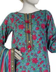 GREEN LAWN EMBROIDERED 3PC STITCHED