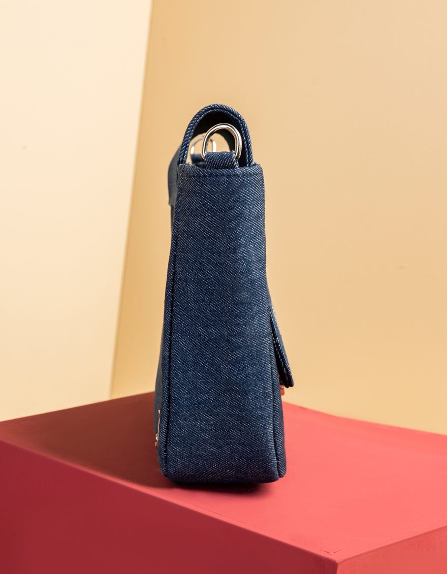 BLUE DENIM SIDE BAG | JJBL-25-098