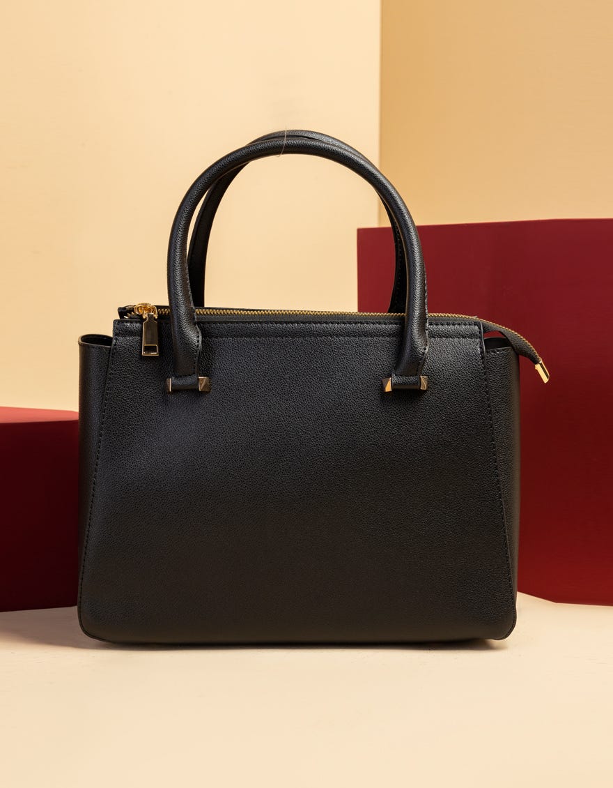 BLACK TOTE BAG | JJBL-25-103