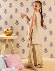 BEIGE LAWN EMBROIDERED 3PC | JGK-S-JGP-25-1511