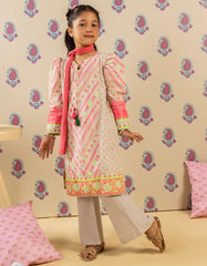 GREY LAWN PRINTED 3PC | JGK-S-JGP-25-1513
