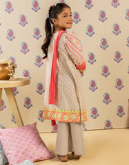 GREY LAWN PRINTED 3PC | JGK-S-JGP-25-1513