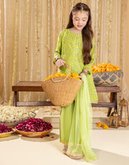GREEN LAWN PRINTED 3PC | JGK-S-JGP-25-1527